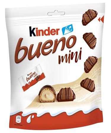 Ferrero Kinder Bueno Mini Chocolate Bar - Milk Hazelnut Cream | 108g Bag of Individually Wrapped Treats - International Shipping - Buy Online on GoSupps.com