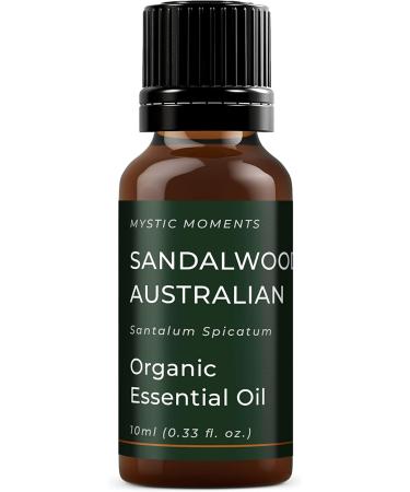 Mystic Moments Australian Organic Sandalwood Essential Oil - 100% Pure 10ml | Buy Premium Essential Oils Online - Buy Online on GoSupps.com