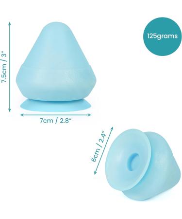 Belle Vous Blue Trigger Point Self-Massage Device | Handheld Relief for Neck Shoulder Back & Full Body Trigger Point Therapy - Buy Online on GoSupps.com