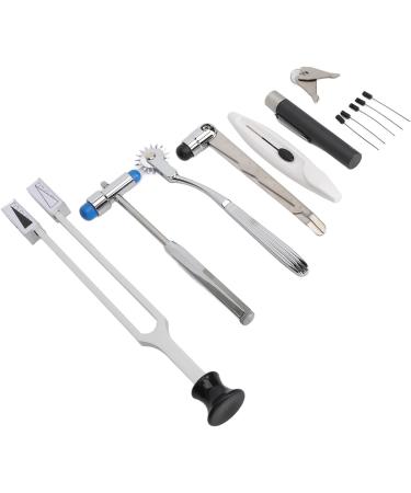 Hammer Diagnostics Kit Temperature Sensor Aluminum Alloy Penlight Tuning Fork Hammer with Storage Case for Patient - Buy Online on GoSupps.com