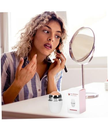 Beavorty 1pc Facial Oil Absorbing Ball Facial Massager Skin Care Tools Portable Massager Makeup Oil- Absorbing Volcanic Roller Oil Blotting Roller Facial Oil Control Roller Natural Roller 5x2.8cm White - Buy Online on GoSupps.com