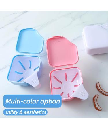 Buy Retainer Storage Box - White Denture Box with Mirror for Travel & Home | Durable & Convenient - Buy Online on GoSupps.com