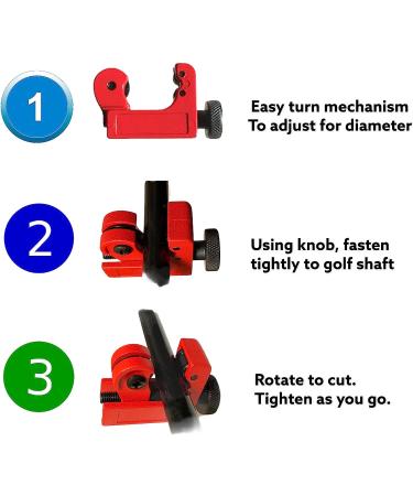 Golfer's Workshop Golf Club Shaft Cutter - Steel or Graphite DIY Custom Fitting - Buy Online on GoSupps.com