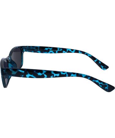 Opulize Unisex Nix Reading Glasses +1.50 Diopters - Blue Reader & Blue Sun | Stylish & Comfortable - International Shipping Available - Buy Online on GoSupps.com