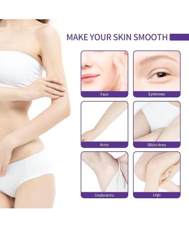 LIARTY Electric Rolling Epilator Cartridge Double Depilatory Heater Waxing Kit (Blue) - 2pcs Hair Removal Set - Buy Online on GoSupps.com
