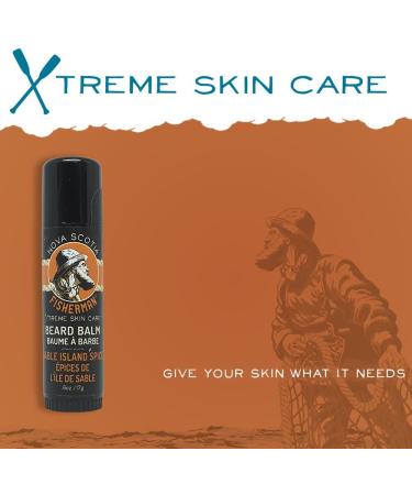 Buy Nova Scotia Fisherman Beard Balm - Non-Greasy Vegetarian Natural Ingredients Sable Island Spice | 17g | Prevent Dry Skin & Breakouts Internationally - Buy Online on GoSupps.com