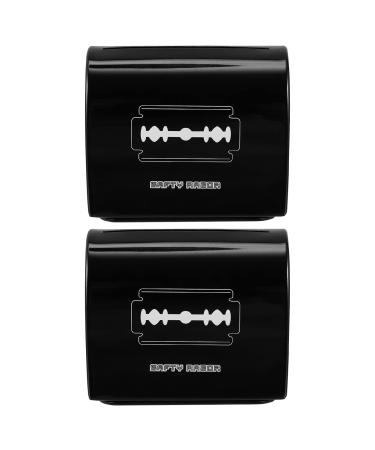 PopetPop 2st blade storage box Sharps Box Little disposal of razor blades Razor bank container for razor waste bin Eisen Iron storage box man
