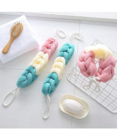 Buy Luffa Bath Sponge Set - 3 Shower Sponges 2 Exfoliating Gloves & Massage Shoes for Ultimate Body Care | Perfect for Sauna & Shower - Buy Online on GoSupps.com