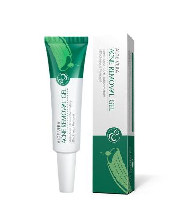 Acne Spot Treatment Cream Aloe Vera Acne Removal Gel Spot Cream Targets Acne Pimples Blemishes and Blackhead Removal Acne Cream Anti-Acne Oil-control Remove pimples Shrink Pores