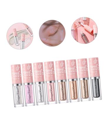 Didiseaon 8pcs Metallic Eye Shadow Palette - Pigmented Glitter Makeup Accessories for Stunning Eye Looks | International Shipping Available - Buy Online on GoSupps.com