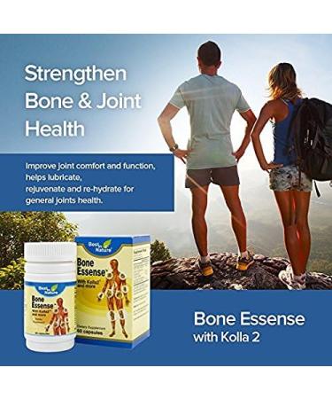 Bone Essense with Kolla2 - 4 Bottles x 60 Capsules - 300mg Glucosamine Chondroitin Sulphate Calcium - Best in Nature - Buy Online on GoSupps.com