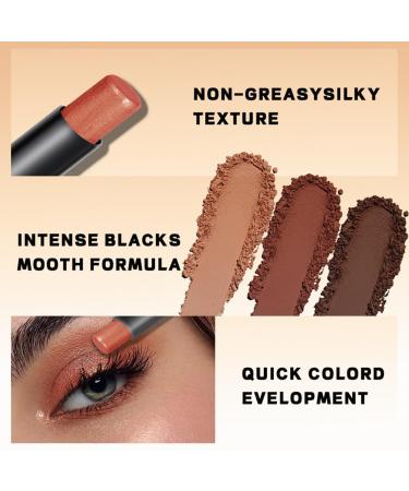 Waterproof Glitter Eyeshadow Stick - High Pigment Long Lasting Pearl Shimmer Eye Brightener - Buy Online on GoSupps.com