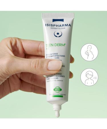 ISISPHARMA TEEN DERM A.Z Soin Triple Action Anti-Imperfections Anti-Marques Ultra Apaisant Peaux Mixtes Grasses - Avec 15% d Acide Az la que - Fabrication Fran aise - Buy Online on GoSupps.com