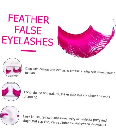 FRCOLOR 5 Pairs Halloween Extra Long False Eyelashes 3d Dense Cosmetic 1 count (Pack of 1) Rosy - Buy Online on GoSupps.com