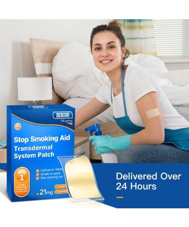 Quit Smoking Step 1 Transdermal Patches - 28 Count | Stop Smoking Aids 21mg - Easy & Effective - Buy Online on GoSupps.com