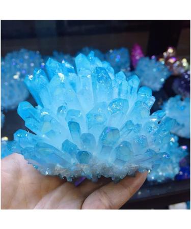 Crystal Rough Natural Crystal Rough Stone Crafts Crystal Cluster Angel Aura Titanium Quartz Crystal Stunning Rainbow Specimen Minerals - Buy Online on GoSupps.com