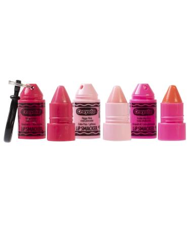 Lip Smacker Crayola Crayon Stackable Flavored Clear Balm Pink Pinks 0.03 Ounce - Raspberry, Grapefruit, Cake pop - 3 Count - Buy Online on GoSupps.com
