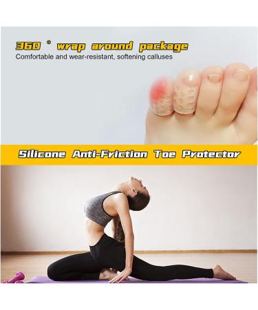 Silicone Toe Protectors for Women - 30 Pcs Gel Toe Caps for Corns, Blisters, Ingrown Toenails - Buy Online on GoSupps.com