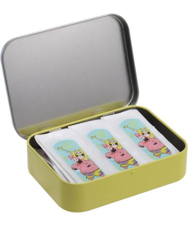 Buy Spongebob Children's Plaster - 2 Pieces in Metal Box | 24 Beautiful Design Plasters for Kids - Perfect for Backpack & Handbag - Buy Online on GoSupps.com