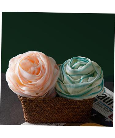 Buy Housoutil 4pcs Rose Bath Ball Loofah Sponge - Exfoliating Shower Pouf & Scrubber for Smooth Skin | International Shipping - Buy Online on GoSupps.com