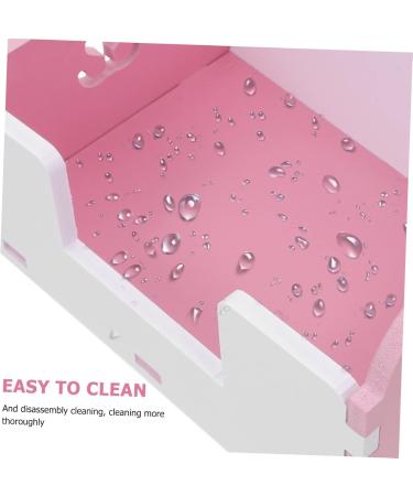 INOOMP 2 Pcs Hamster Toilet Hamster Small Toilet Hamster Sandbox Hamster Lounge PVC Pet Small Hamster 15x10cmx2pcs Pinkx2pcs - Buy Online on GoSupps.com