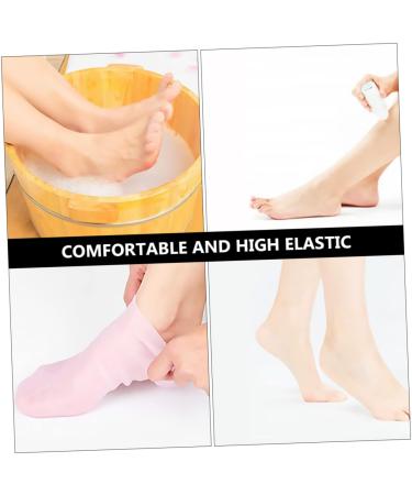 DOITOOL 3 Pairs Sock Moisturizing Gel Booties Dry Cracked Gel Spa Moisturizing Foot Birth Control Wallet Skin Protect Soles Lotion Features Pink Miss Moisturize Sebs Silicone Gel - Buy Online on GoSupps.com