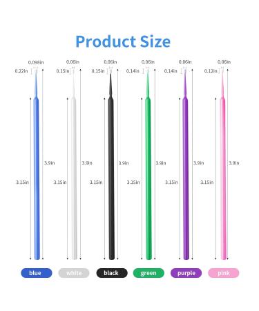 400 PCS Disposable Micro Applicator Brush for Eyelash Extensions & Makeup - Annhua Latisse Application Pink Swabs - Buy Online on GoSupps.com