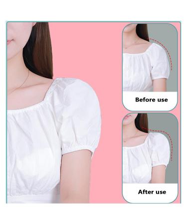 Adhesive Shoulder Pads Soft Silicone Shoulder Push-up Pads Anti-Slip Sticky Pad for Shoulder Slip Height Enhancer (2 Pair Silicone Clear) 2 pairs 2 Pair Silicone Clear - Buy Online on GoSupps.com