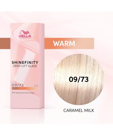 Wella Professional Shinefinity 09/73 Caramel Milk - Ammonia-Free Hair Color 60ml | International Shipping - Buy Online on GoSupps.com