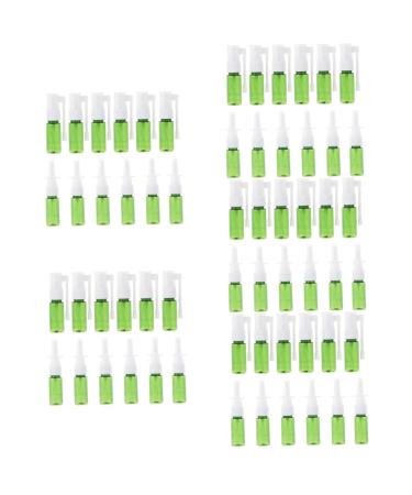 FOMIYES 60 Pcs Spray Bottle Makeup Container Plastic Pump Bottles Clear Spray Bottle Nasal Saline Bottle Nasal Pump Sprayer Nasal Spray Pump Bottle Spray Travel Bottle Small Spray Bottle 9X2.4X2.4CMx5pcs Assorted Colorx5pcs