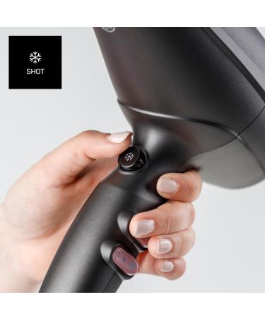 Taurus Hair Dryer Fashion 2600 Ionic 2600W 6 speed and temperature settings AC motor Ionic Care Cold air Diffuser & 2 concentrators Black - Buy Online on GoSupps.com