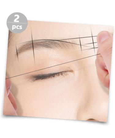 DOITOOL 4 pcs Mapping Symmetrical Pre- Supplies Locating Measuring Makeup Manual Pattern Ink Beauty 7.5x4.5cmx2pcs Brownx2pcs - Buy Online on GoSupps.com