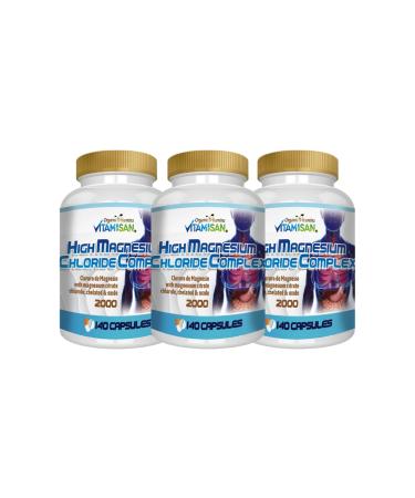 Magnesium Chloride Complex 3 Pack 420 Capsules