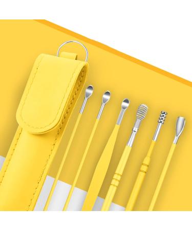 VEFSU 6-Piece Stainless Steel Ear Canal Cleaning Set - Spiral Design Ear Wax Removal Tools - Buy Online on GoSupps.com