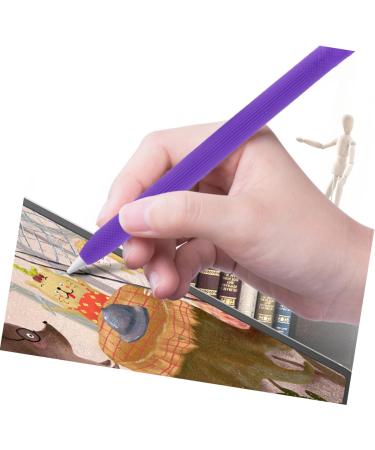 Mikikit 4-Part Pencil Case with Animal Pins - Soft Purple Sleeve & Shell Pink Holder Cute Silicone Pen Included | International Shipping - Buy Online on GoSupps.com