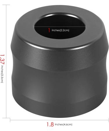 Linkidia Aluminum Alloy Shaving Rack for Men - 22mm Razor Stand Compatible with Heated Razors - Dark Gray - 2-Piece Bathroom Organizer - Buy Online on GoSupps.com