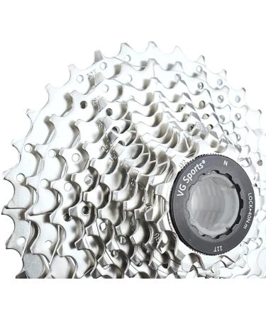 VG SPORTS 11 Speed Cassette - Mountain/Road Bike - Shimano/Sram Compatible - 11-32T Silver - Buy Online on GoSupps.com
