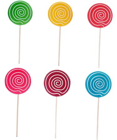 UKCOCO 8pcs Birthday Candy Ornaments Food Photography Props Baby Decor Kids Candy Cane Ornaments Wedding Headband Pink Sweets Artificial Christmas Tree Kid Food Bamboo Gift Child Lollipop - Buy Online on GoSupps.com