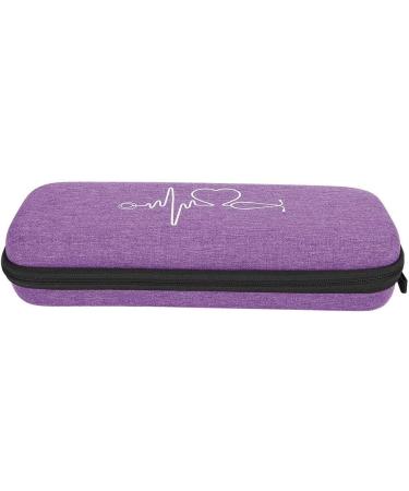 Shockproof Stethoscope Storage Bag - Flexible Organizer with Zipper for Clinics | GC-0360 in 7 Colors (Purple - Buy Online on GoSupps.com