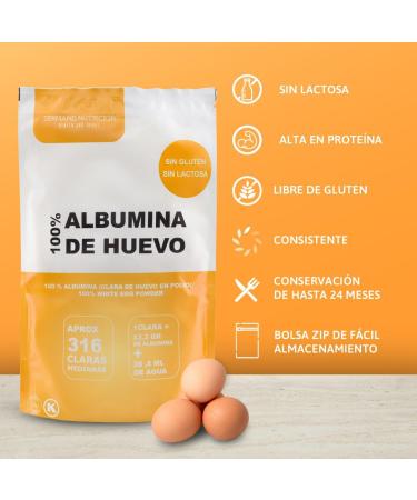  SERMAND SERMAND Organic Egg White Powder (1 kg) | Organic Egg White Powder | Egg Albumin | No Additives | Product - Buy Online on GoSupps.com