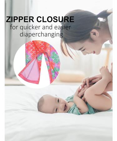 weVSwe Baby Girl UV Protection Rash Guard Swimsuit Set with Sun Hat | Fish Scales Design | 12-18 Months - Buy Online on GoSupps.com