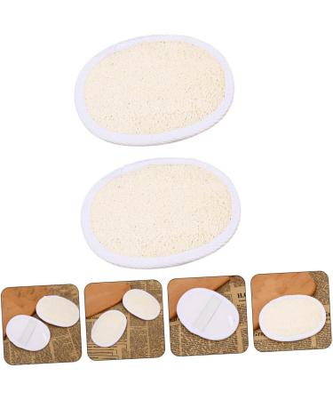 10 Pcs Natural Loofah Bath Towels & Exfoliator Pads | Eco-Friendly Shower Scrubber Sponges for Body Care - Buy Online on GoSupps.com