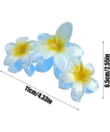 Fovolat Flower Shape Claw Clip | Girls Cute Hair Claw Clips Flower Shape - Thin Thick Curly Hair Clips Beach Hair Accessories Strong Hold for Dating Traveling - Buy Online on GoSupps.com