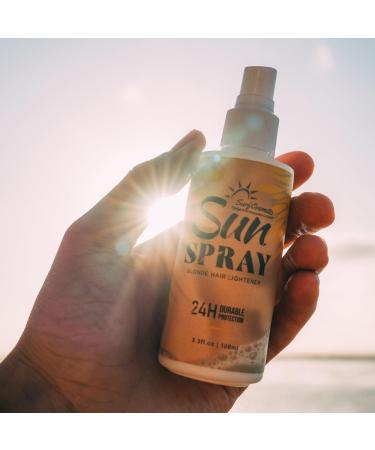 Sun Spray - 100 ml / 3.3 Oz - Travel Size Texture Spray for Hair Volumizer | Natural Blonde Sun-Kissed & Beach Texture Light Hair Spray - Travel Size Hairspray for Women and Men - Buy Online on GoSupps.com