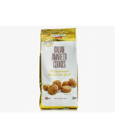 Authentic Italian Amaretti Cookies - 6.35oz (Pack of 3) - Buy Online on GoSupps.com