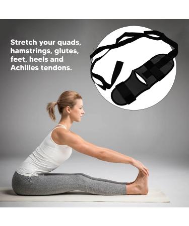 High Elasticity Foot Expansion Belt for Flexibility & Rehabilitation | Ankle Strengthening & Muscle Relaxation - Fascia Extensions (Black) - Buy Online on GoSupps.com