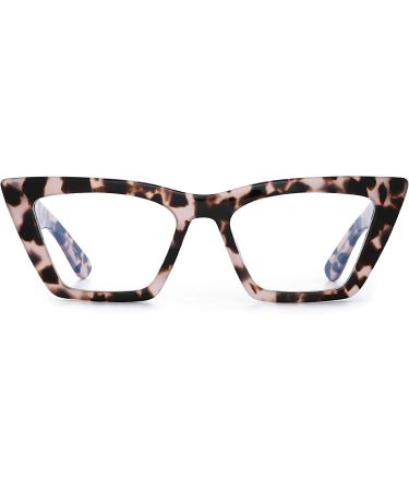 GLINDAR Cat Eye Blue Light Blocking Glasses - Vintage Square Computer Eyeglasses - Tortoise Frame - 55mm - Buy Online on GoSupps.com