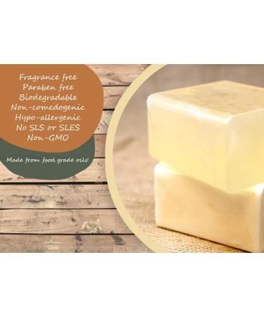 Saint Terra | Premium Shea Butter Melt & Pour Soap Base - 2 Pounds | Organic & Natural Ingredients for Luxurious DIY Soaps - Buy Online on GoSupps.com