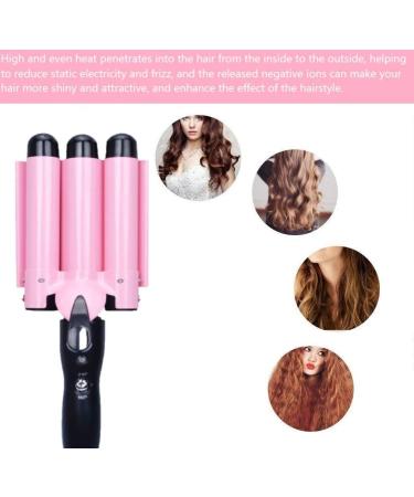 MODVICA 3 Jumbo Barrel Curling Iron Wand 32mm - Ceramic Hair Waver for Big Waves - Temperature Adjustable Hair Crimper (1.25'') - Buy Online on GoSupps.com