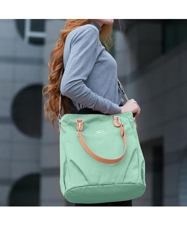 Sonarin Stylish Waterproof Baby Diaper Bag - Large Capacity Travel Carrier with Stroller Hooks & Wrap Pad - Green - Buy Online on GoSupps.com